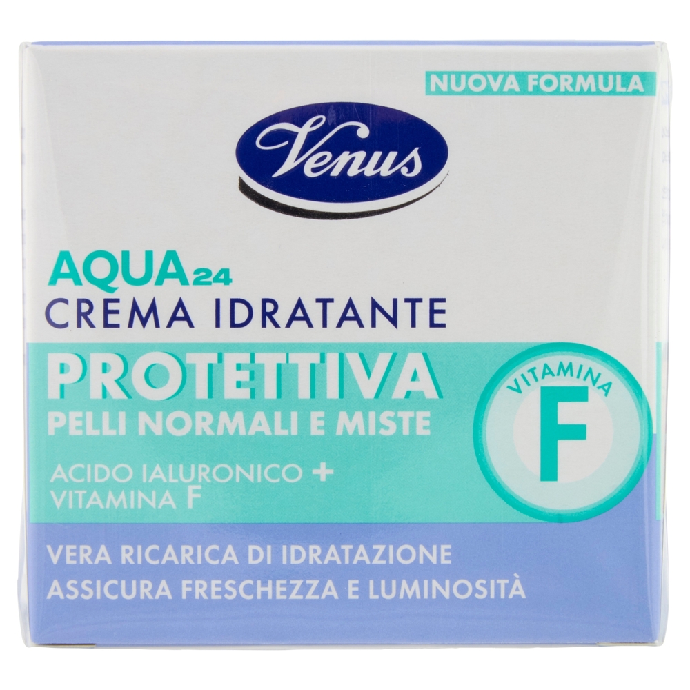 Venus Aqua 24 Crema Idratante Protettiva Pelli Normali e Miste 50 mL